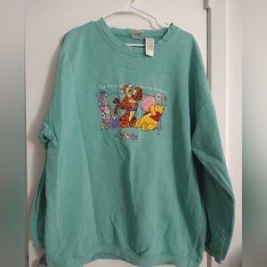 Winnie The Pooh Sweatshirt Walt Disney Store Shirt 90s Piglet Honey Graphic